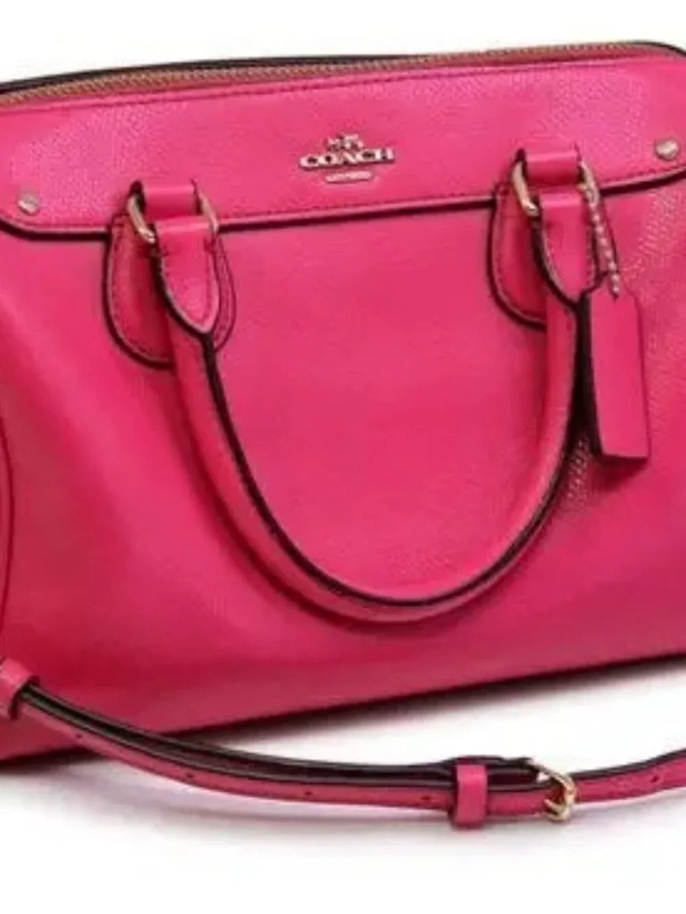 Euc Coach Mini Bennett Red Crossbody Bag Purse